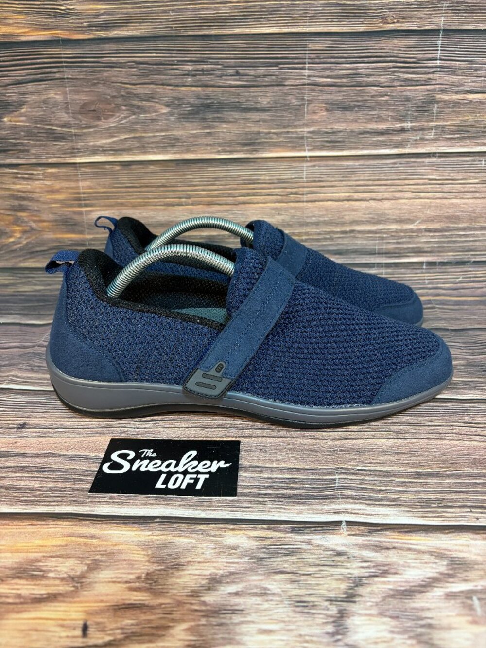 Orthofeet 823 Quincy Blue Slip On Shoes Women's Comfort Size 12‎